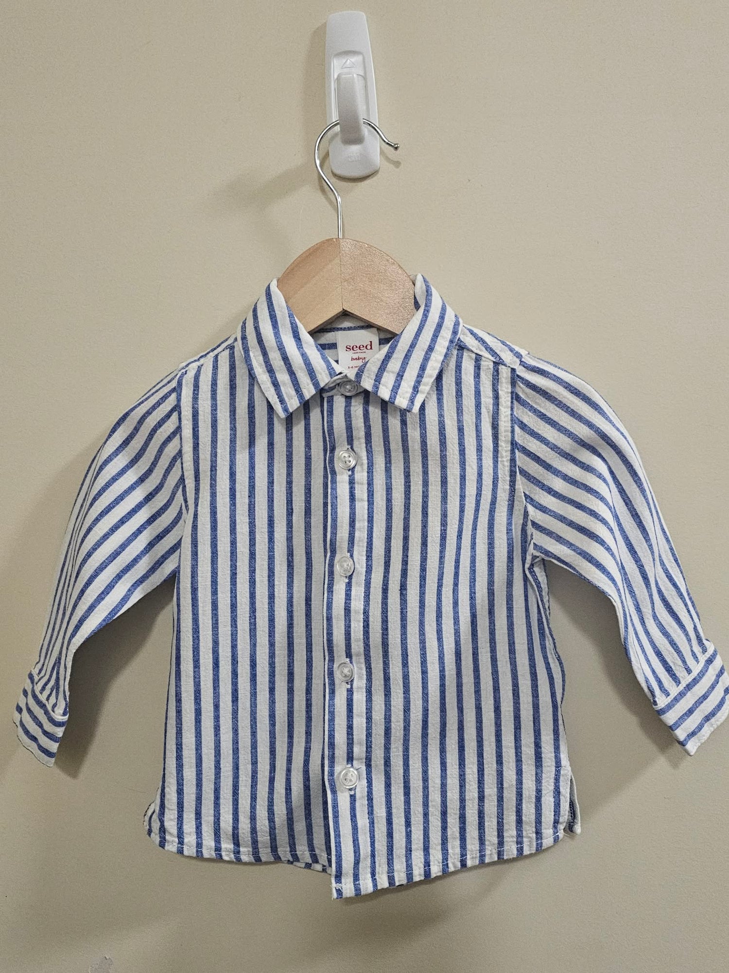 Seed Heritage Striped Button Up Shirt Size 00