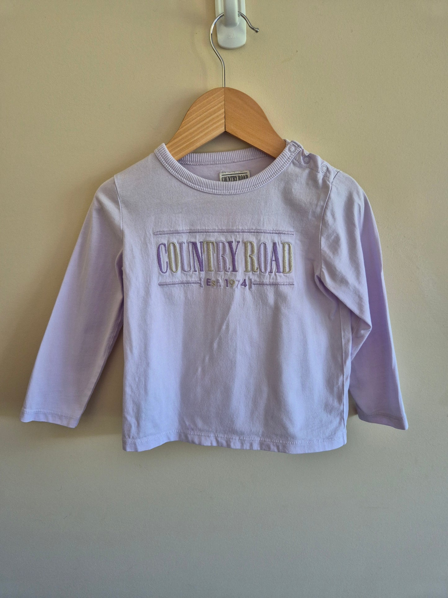 Country Road Lilac Long Sleeve Shirt Size 2