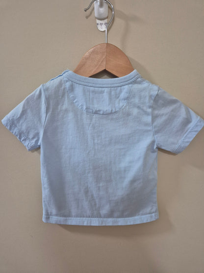 Country Road Light Blue Shirt Size 00