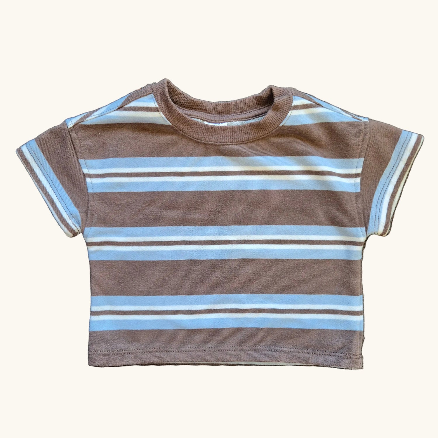 Anko Brown & Blue Striped Outfit Set Size 000
