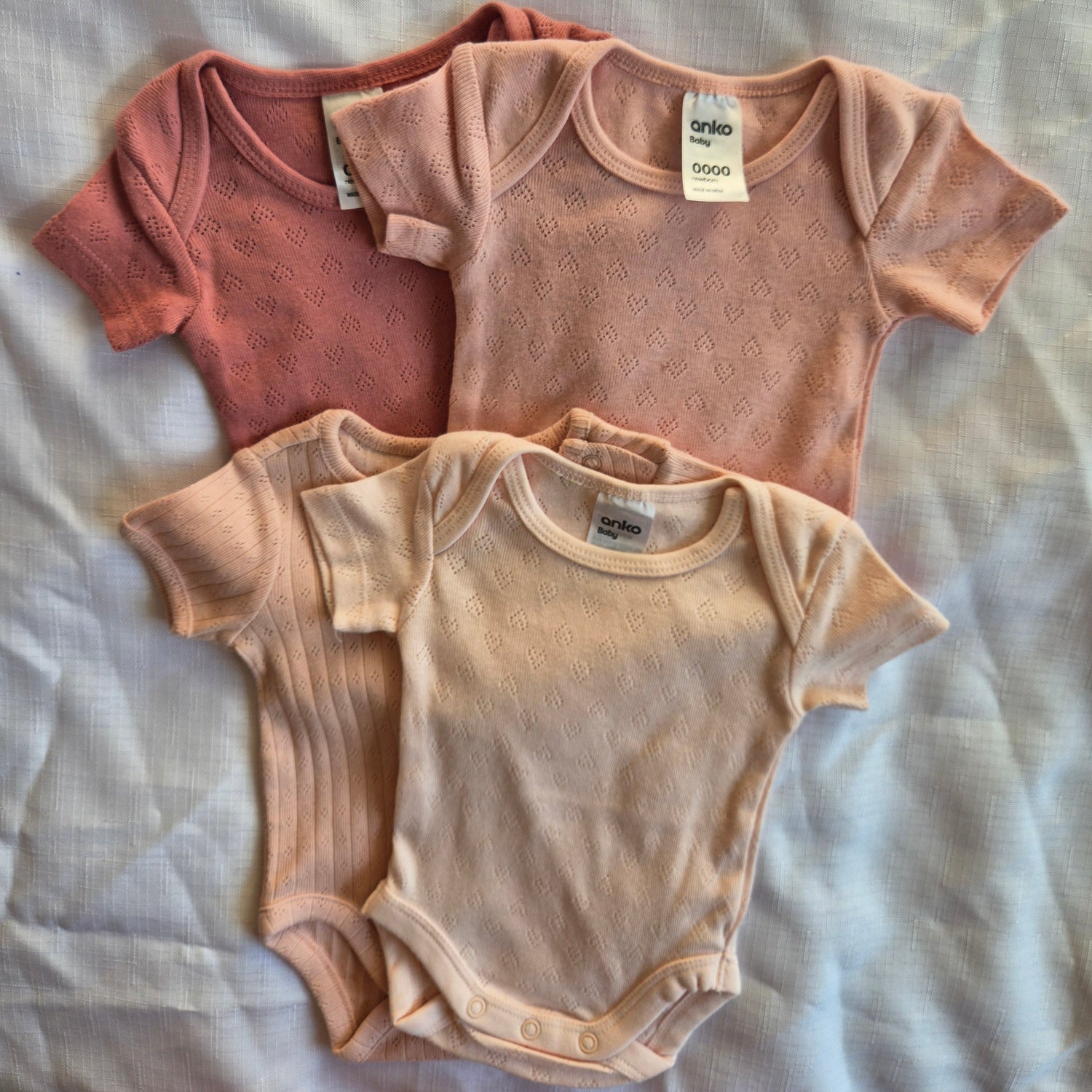 Anko Pink Bodysuit Bundle Size 0000
