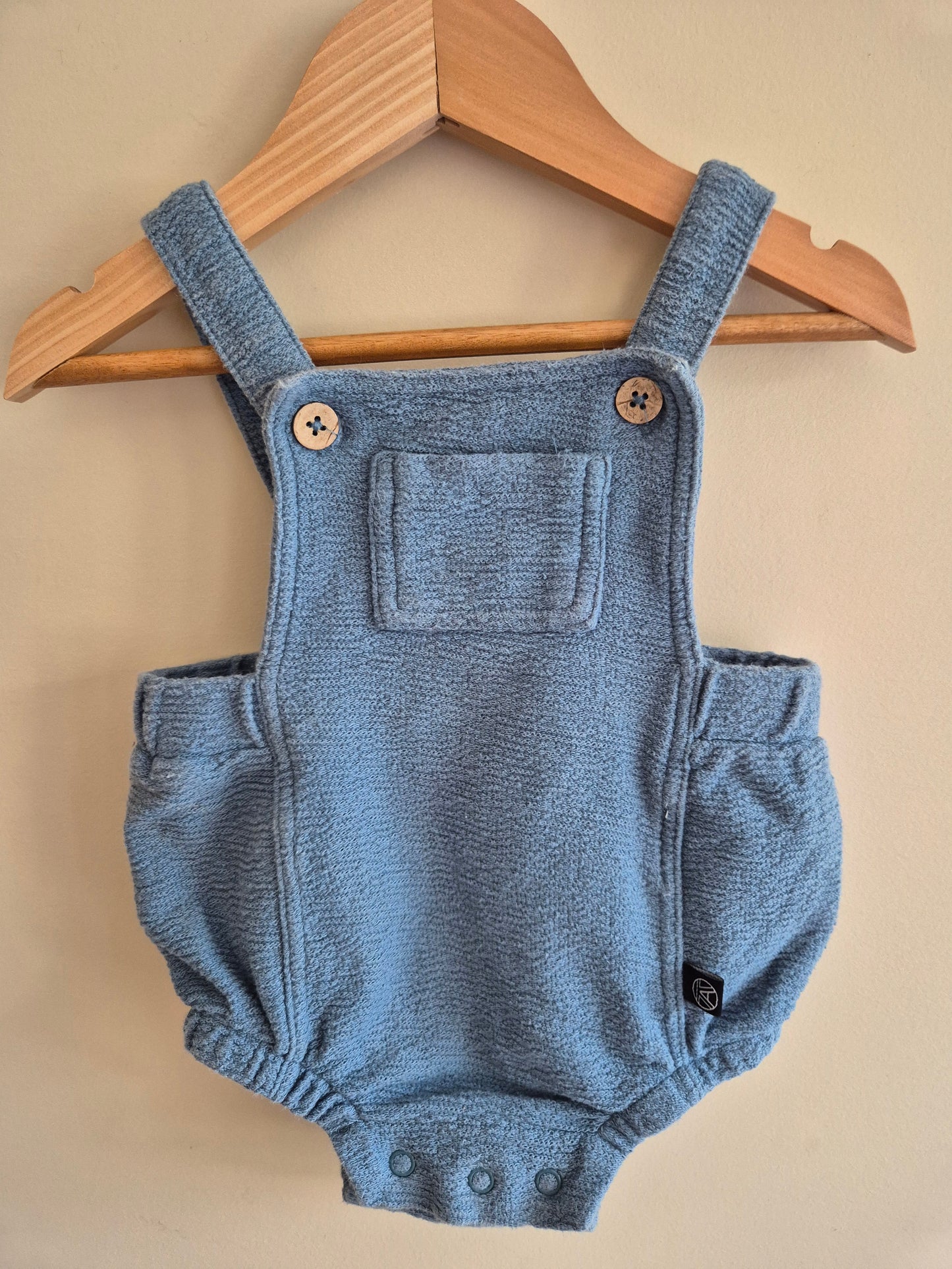 Kidding Around Blue Bubble Overalls Size 00