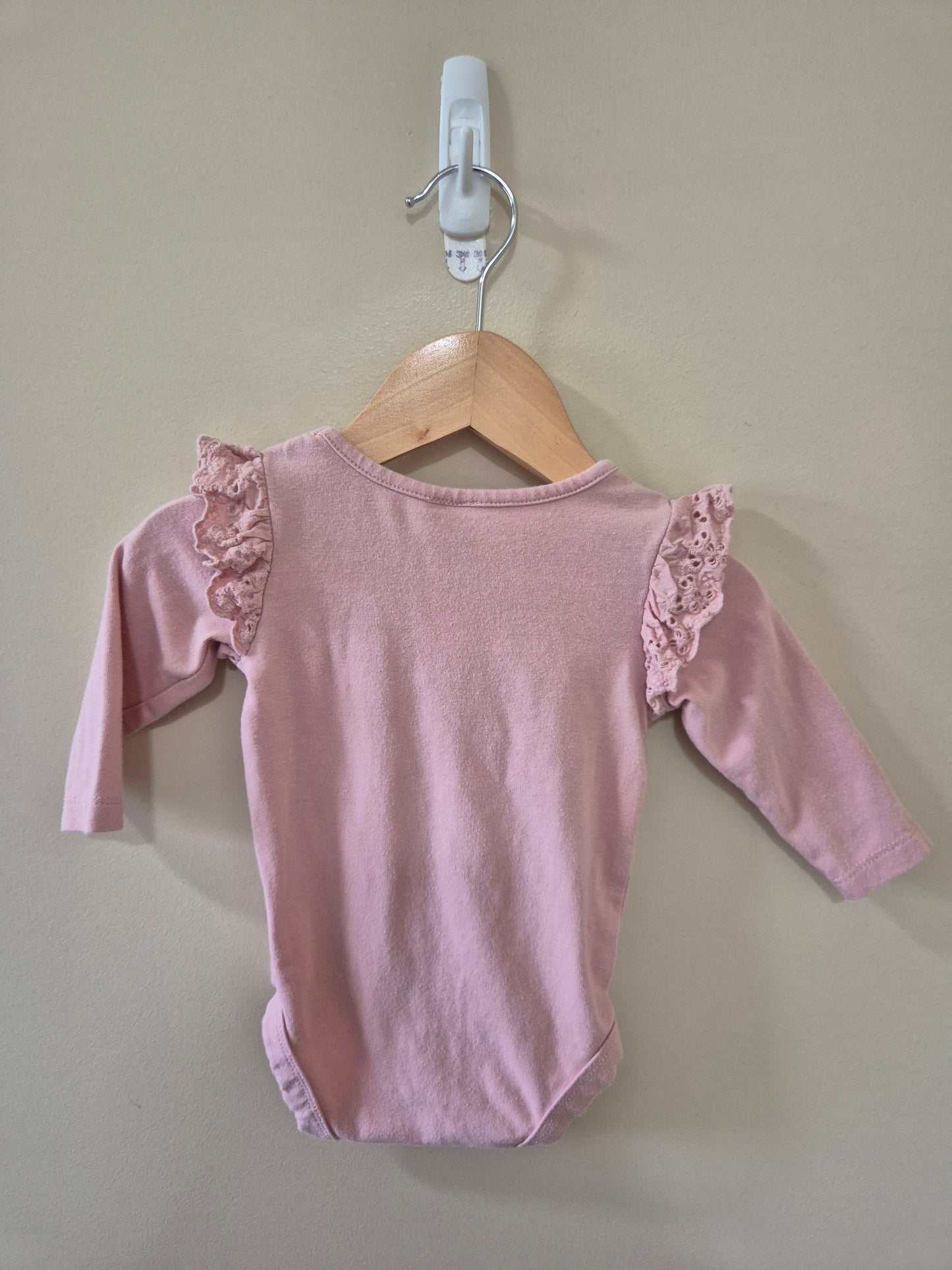 Dymples Frill Pink Bodysuit - Size 00