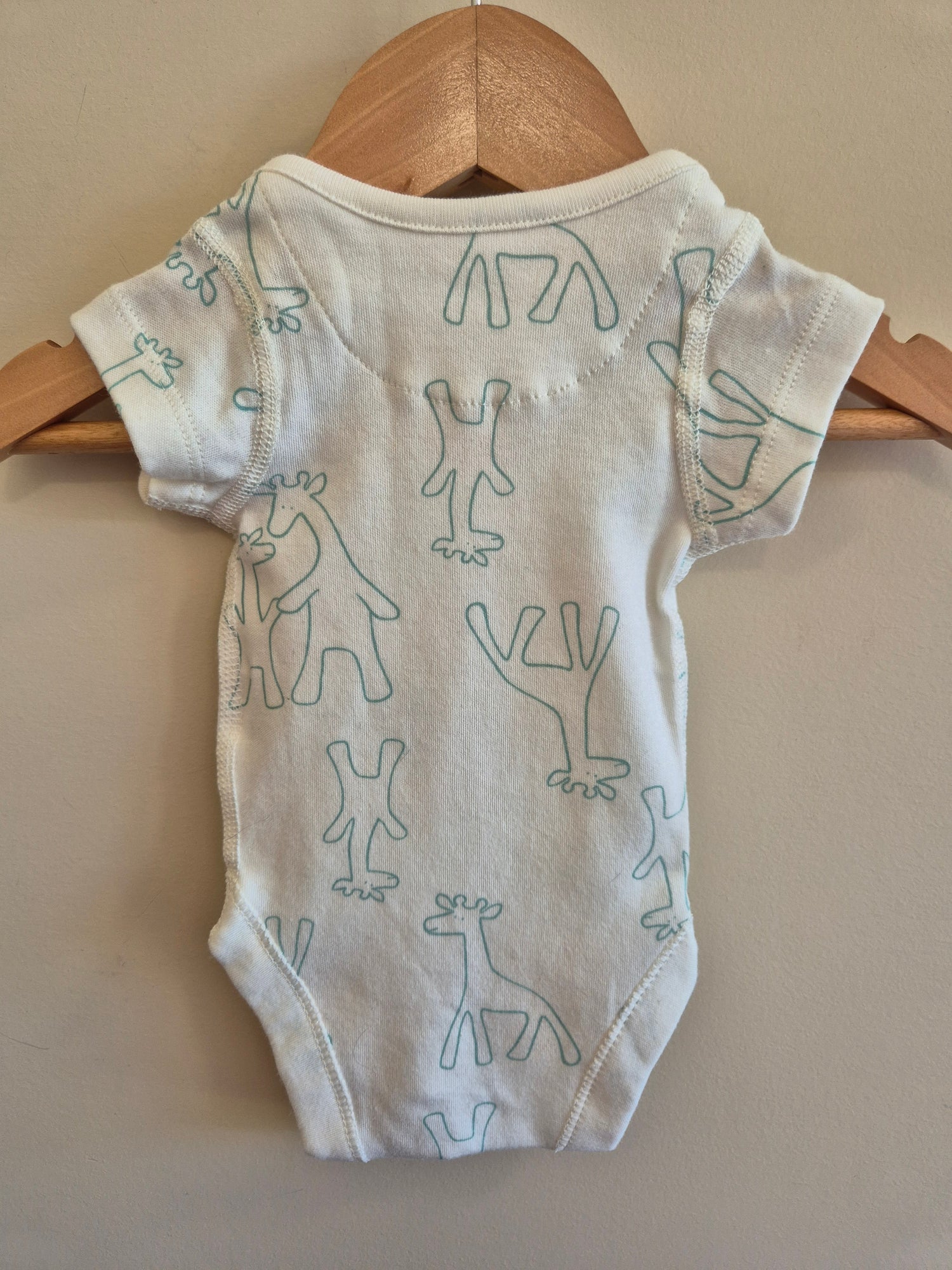 M&S Giraffe Bodysuit Size 0000