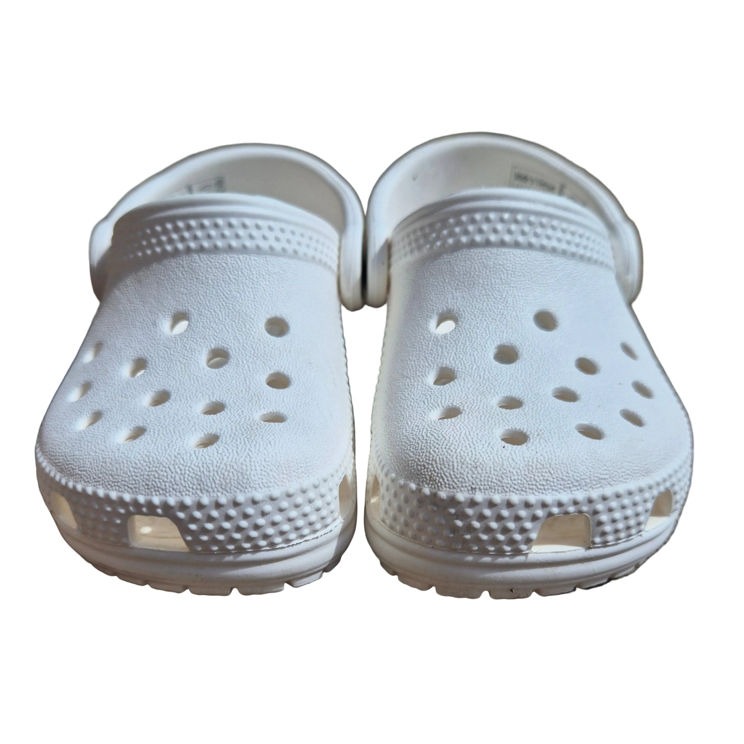 White CROCs Size C6
