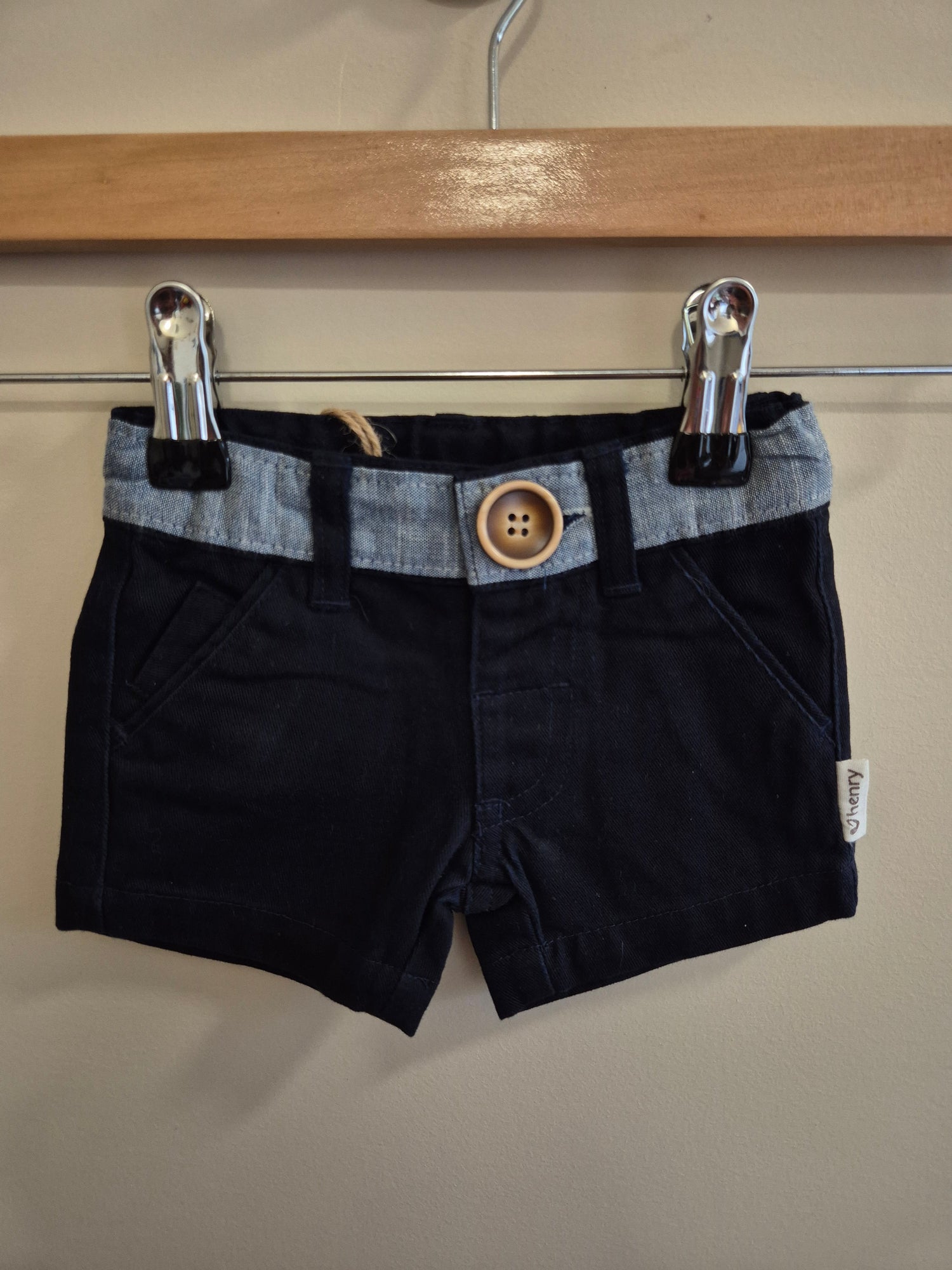 BNWT Love Henry Navy Shorts Size 0000