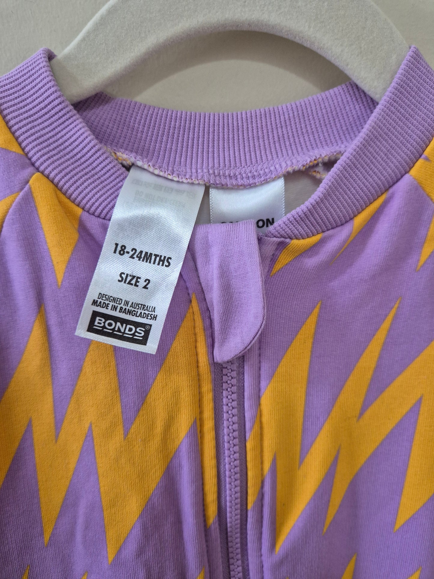 Bonds Zigzag Onesie - Size 2