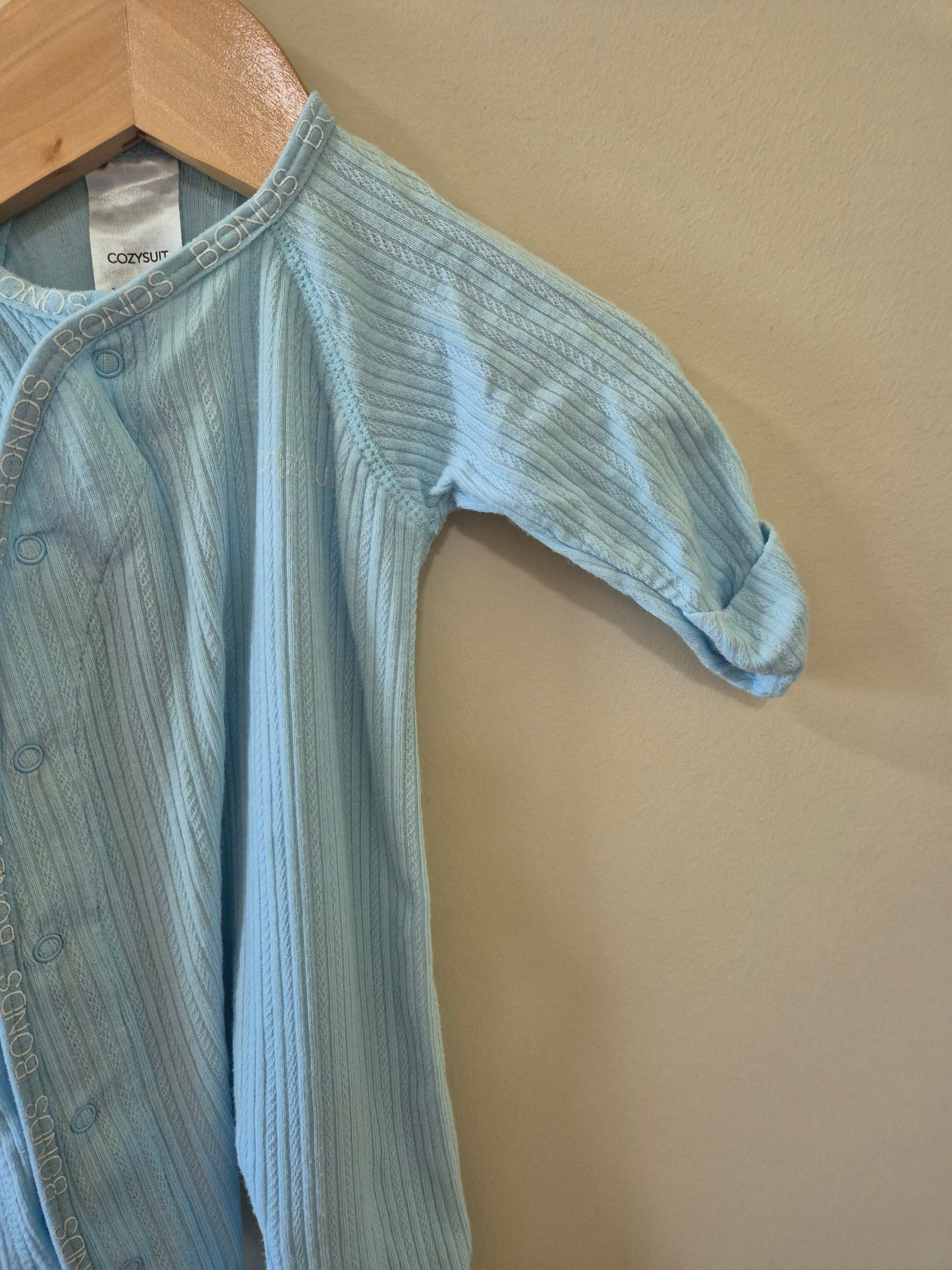 Newborn Light Blue Cozysuit 💙