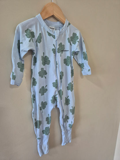 Lucky Clover Bonds Onesie Size 6-12months