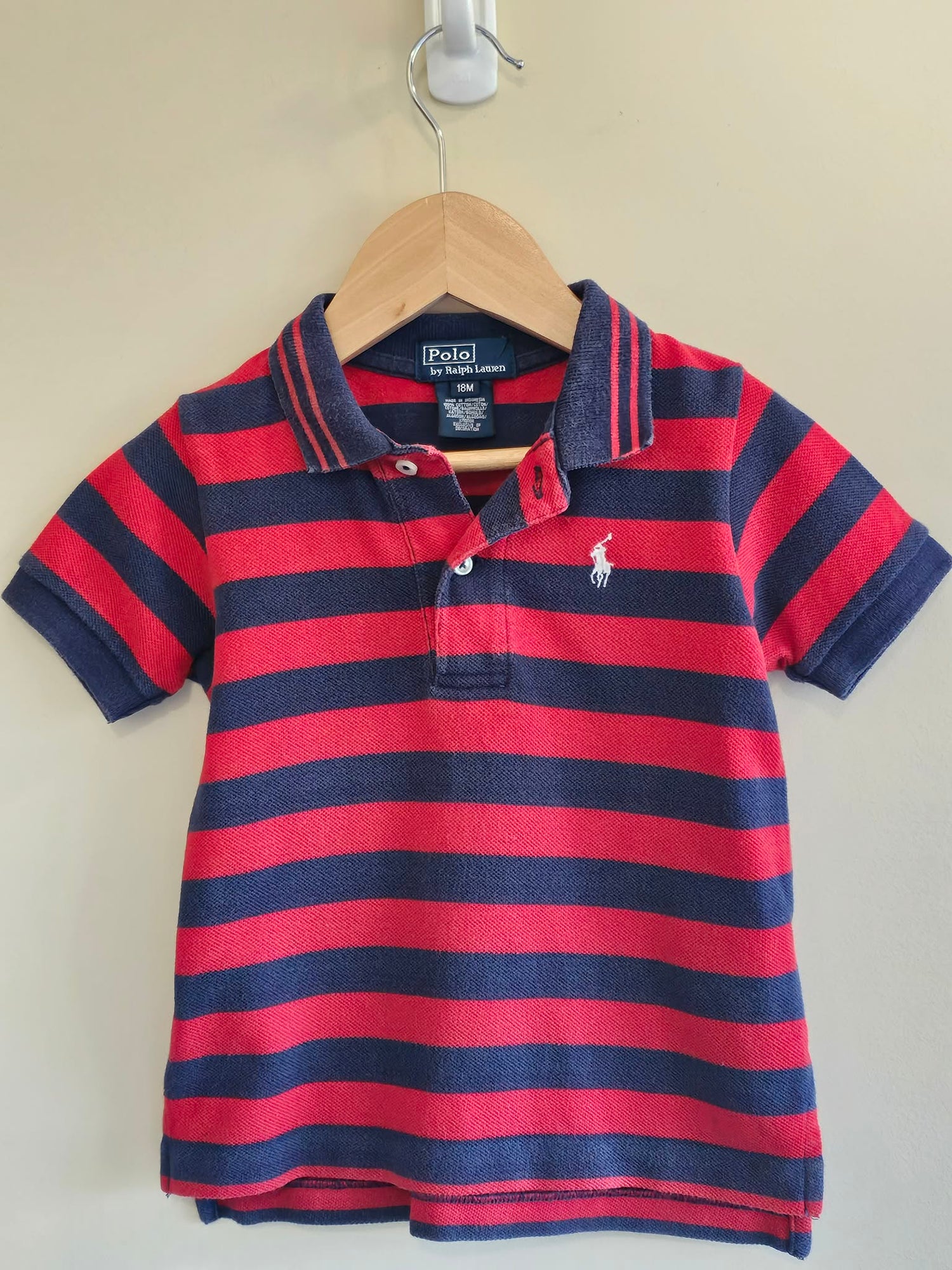 Ralph Lauren Striped Polo Shirt Size 1