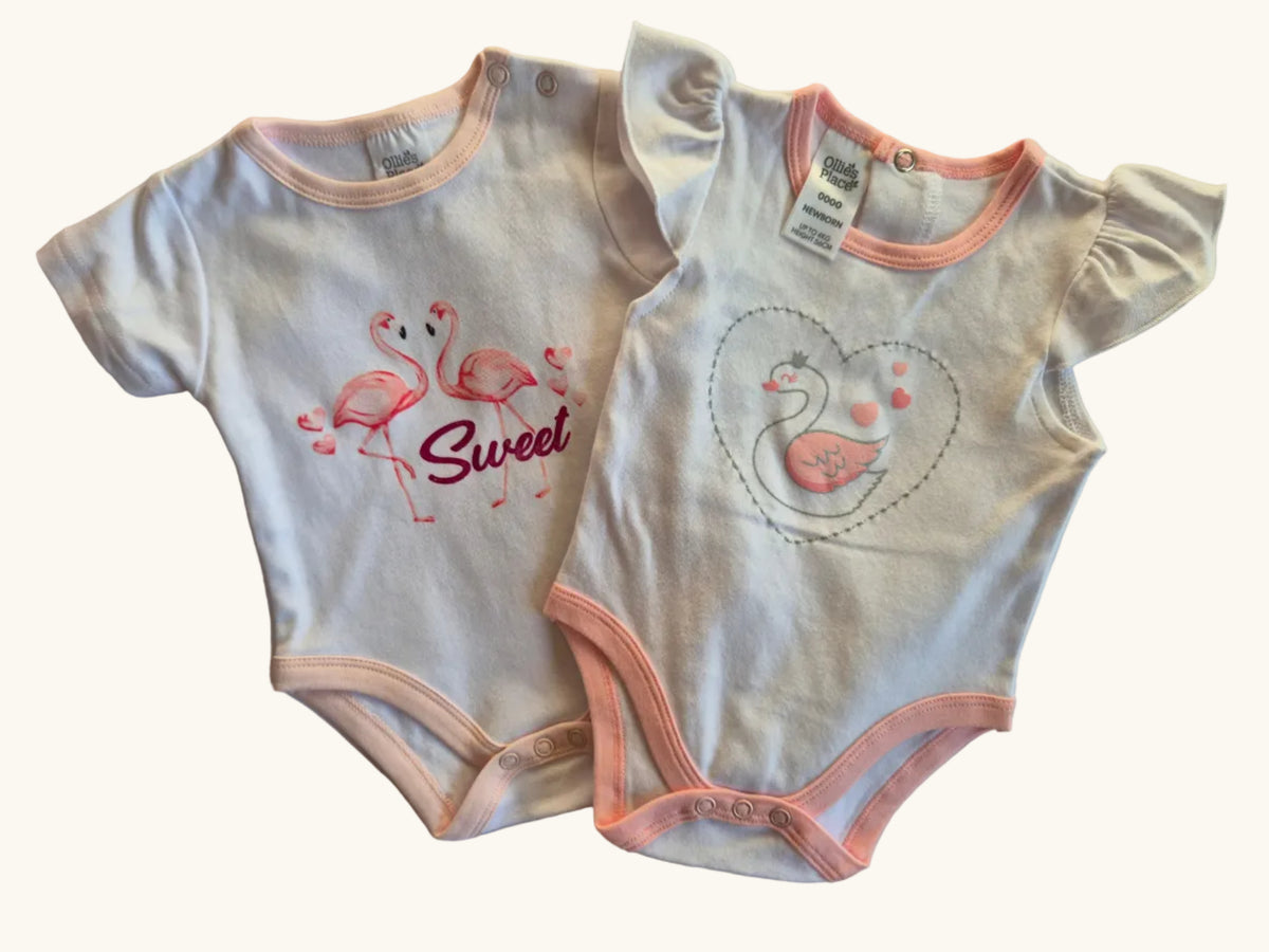 Ollies Place Swan Bodysuit Bundle Size 0000