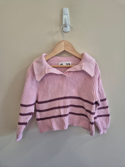 Cotton On Knitted Cropped Jumper Size 3-4