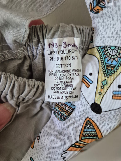 Overalls 🦊 - Size 0-3 months