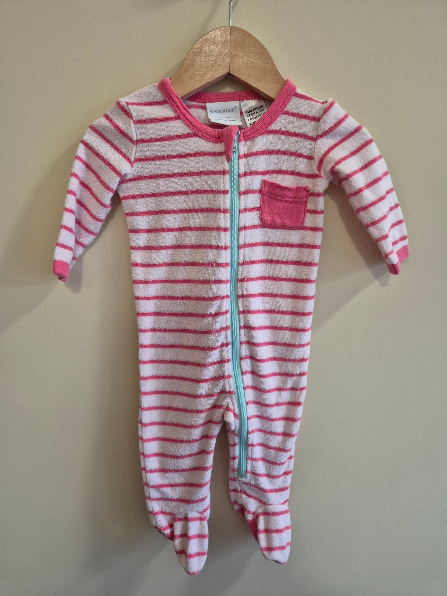Marquise Terry Towel Onesie Size 000