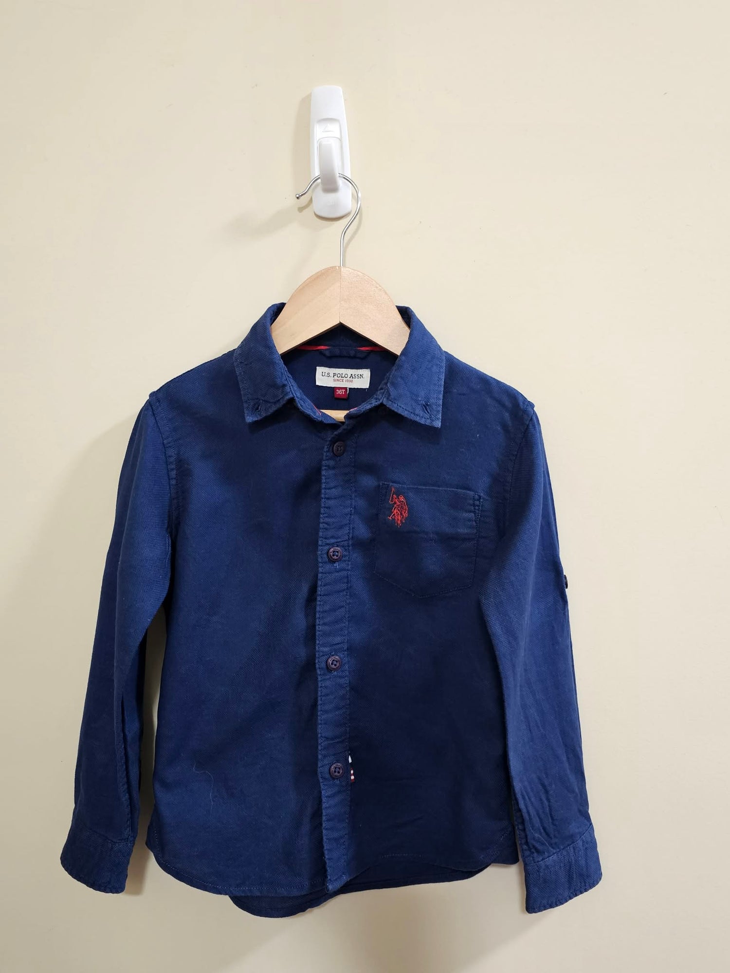 U.S Polo Assn Button Up Shirt Size 36T/ AU 12-14