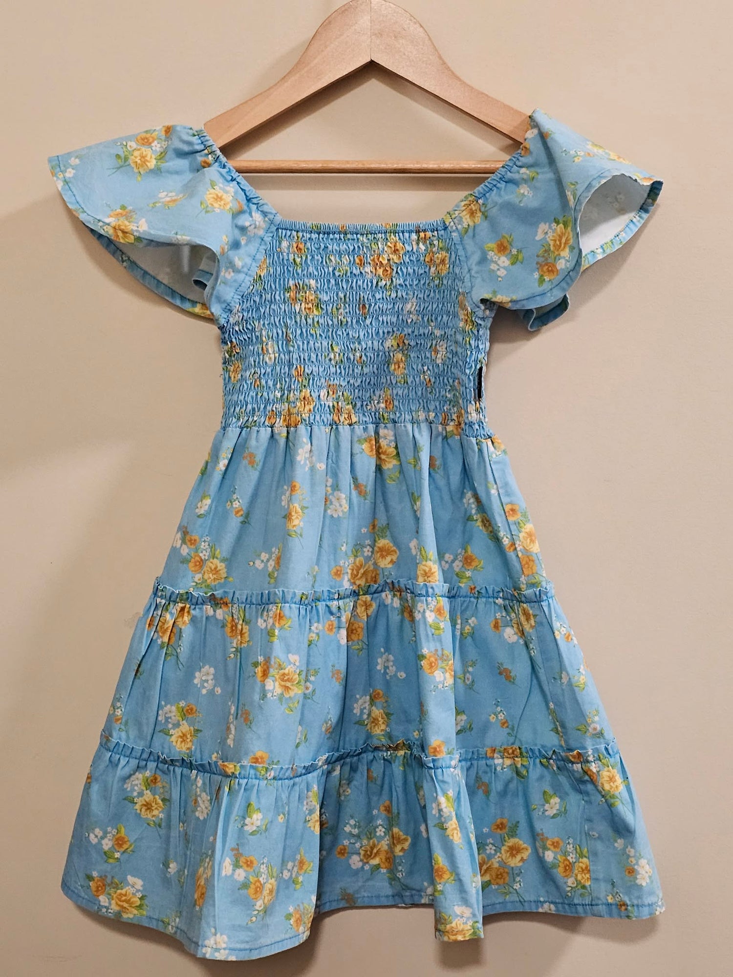 Rock Your Kid Teired Floral Dress Size 4