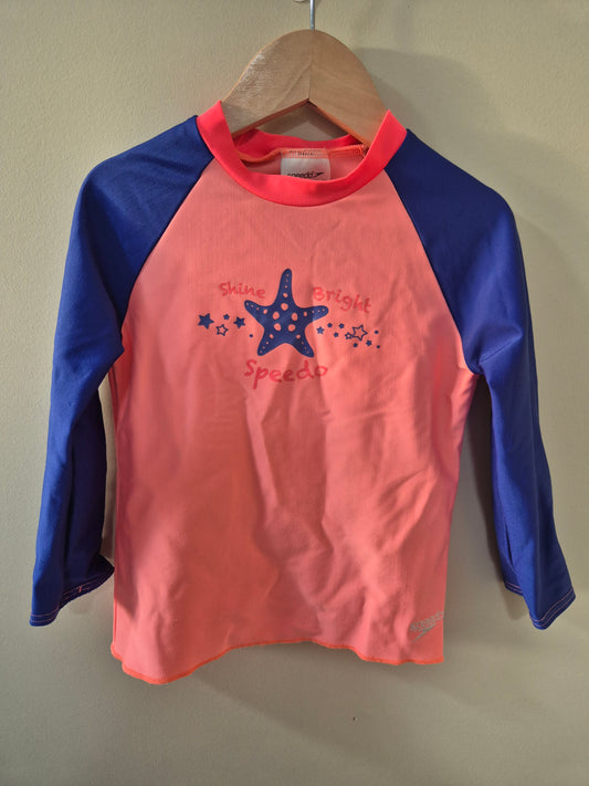 Speedo Swimwear Rashie Top Size 4