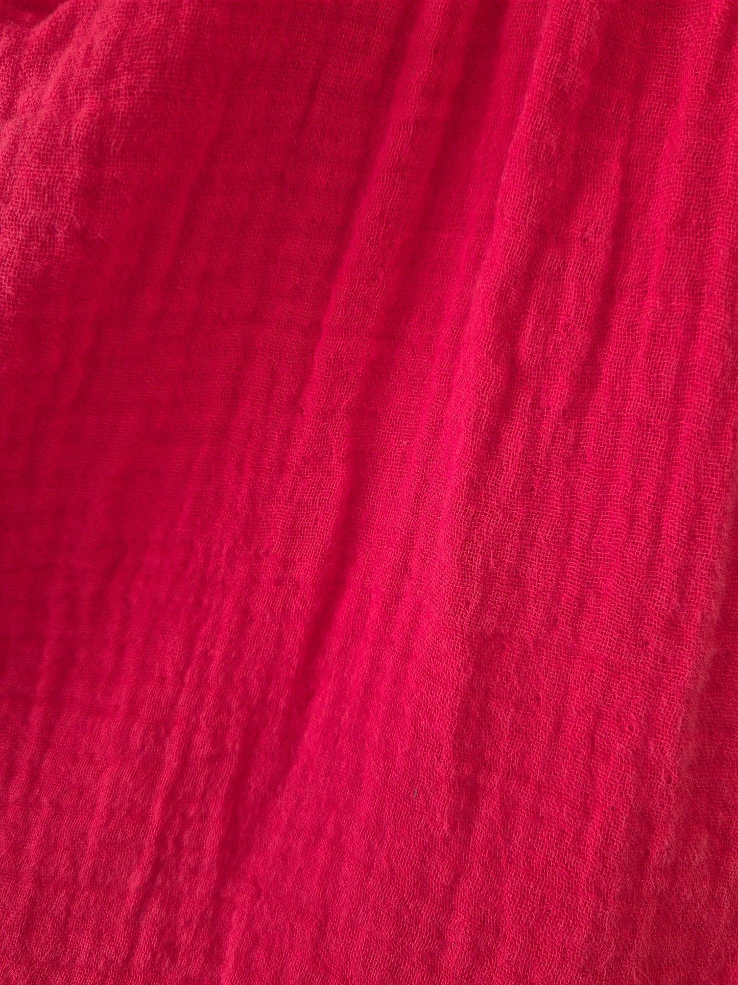 Dymples Red Size 1 Frill Linen Top