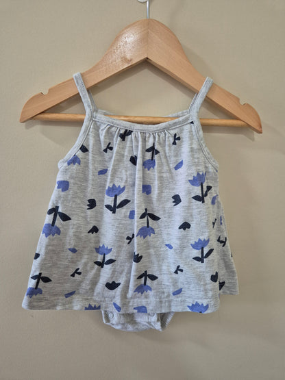 Floral Dress Bodysuit - Size 00