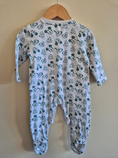 Disney Licensed Mickey Mouse Onesie Size 6-9months