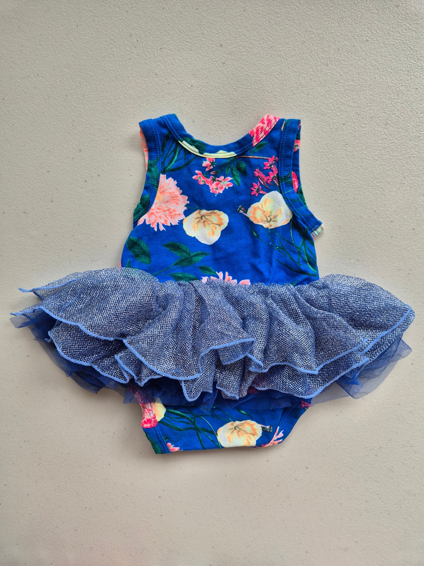 Bonds Floral Bodysuit Tutu Dress Size 000