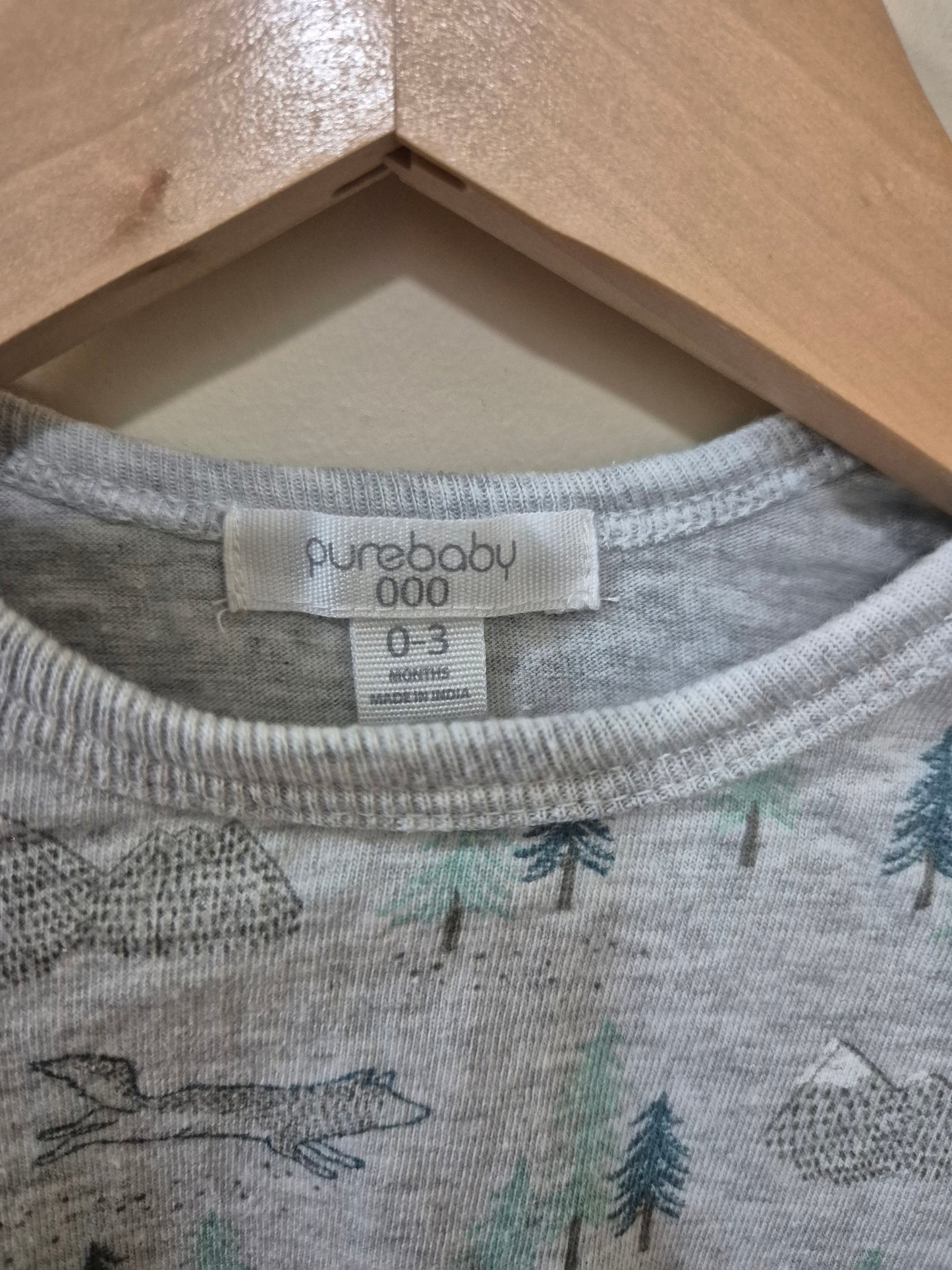Purebaby Sleepsuit - Size 000
