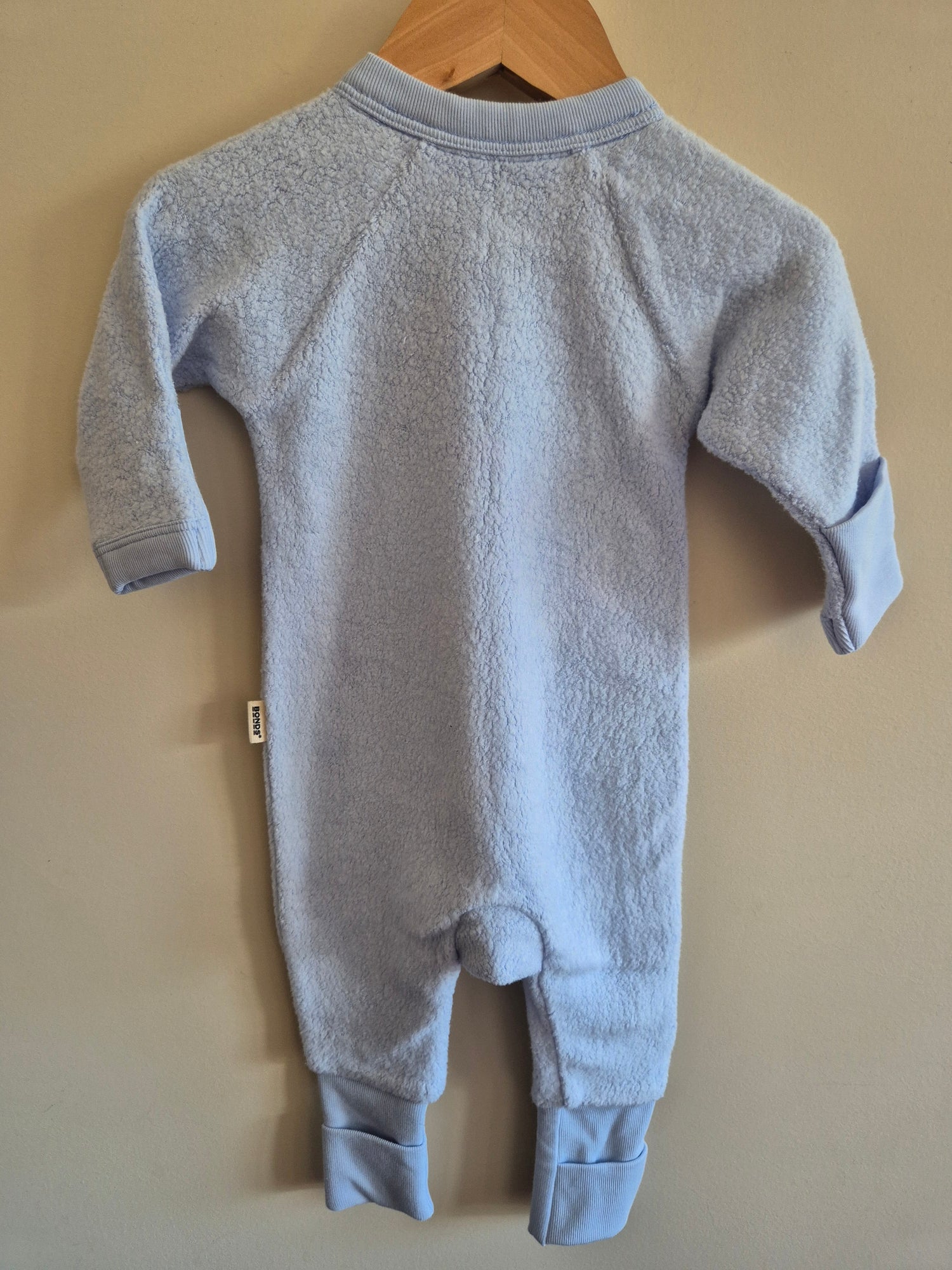 Bonds Wonderwarm Light Blue Onesie Size 000
