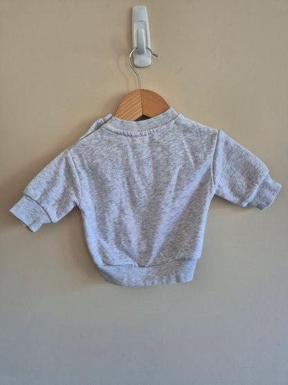 Baby Berry Grey Jumper Size 000