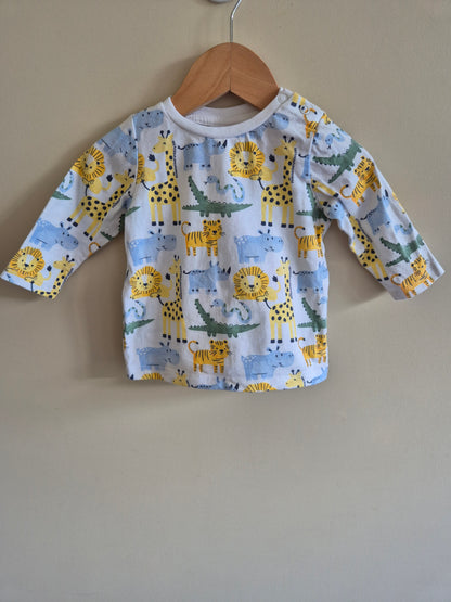 Sprout Animals Long Sleeve Shirt Size 00