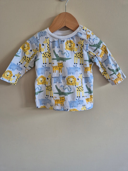 Sprout Animals Long Sleeve Shirt Size 00