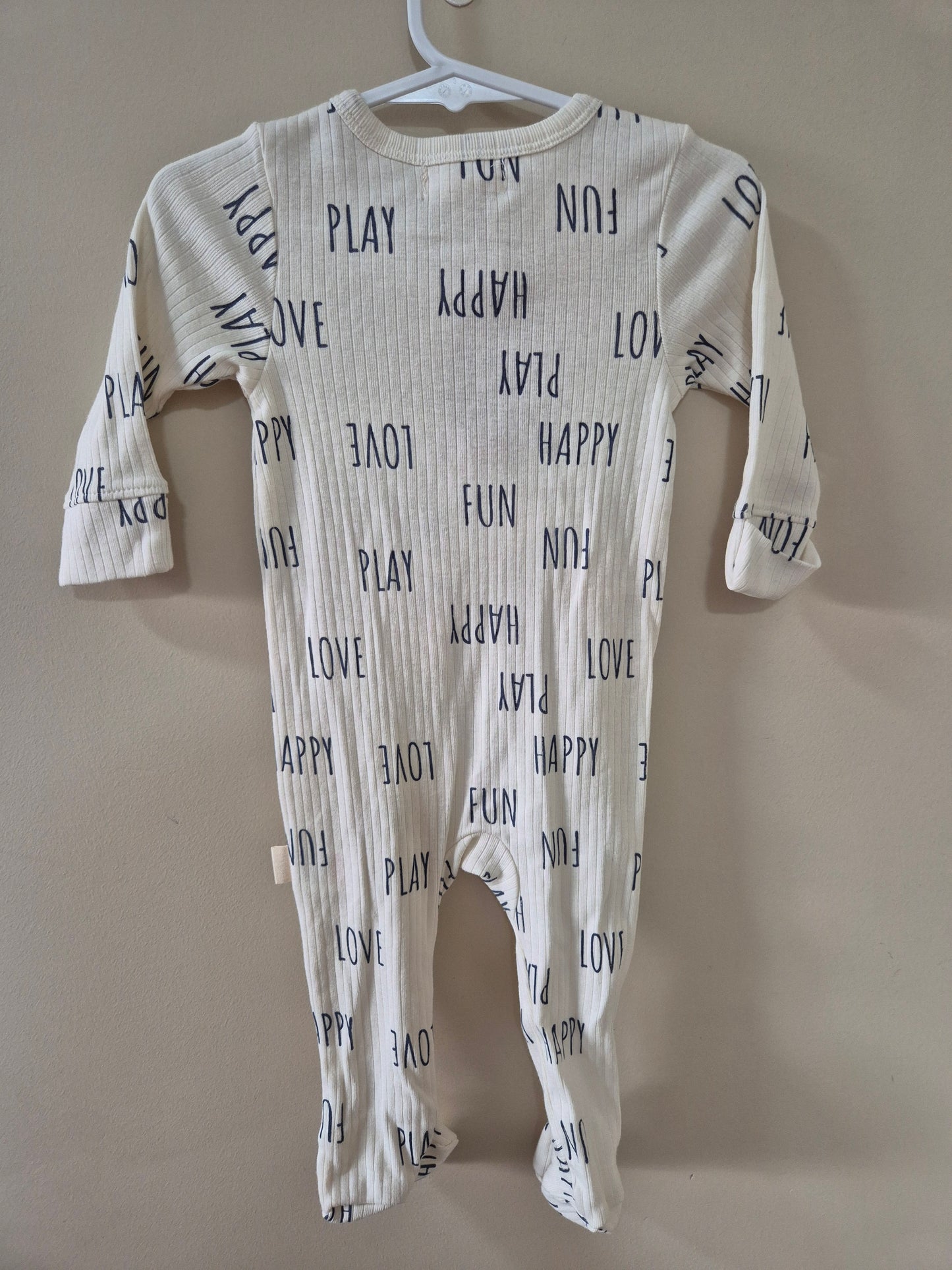 Rabbit + Bear Onesie - Size 6-9 months