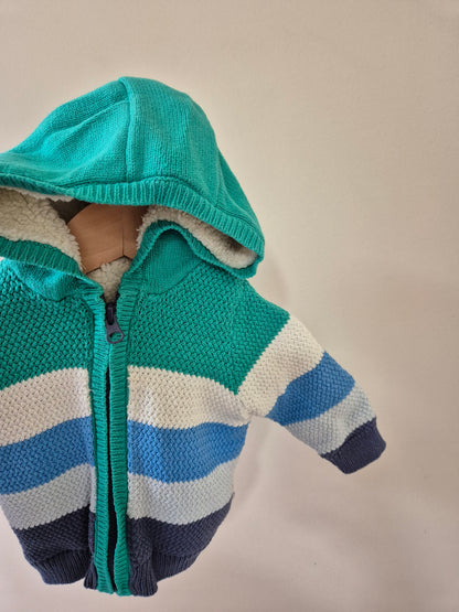 Sprout Fleeced Knitted Jumper Size 000