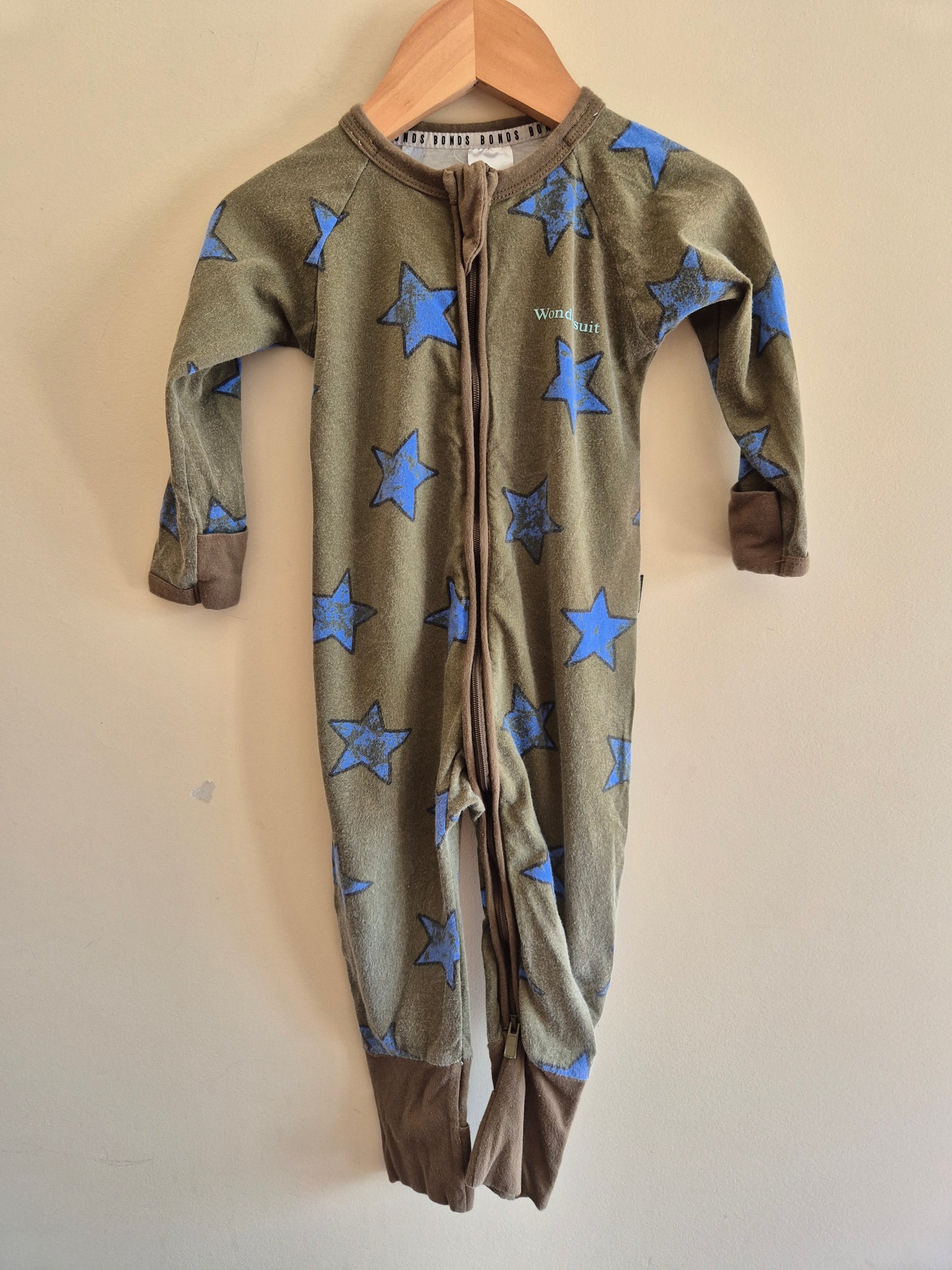 Bonds Blue Stars Wondersuit Size 0