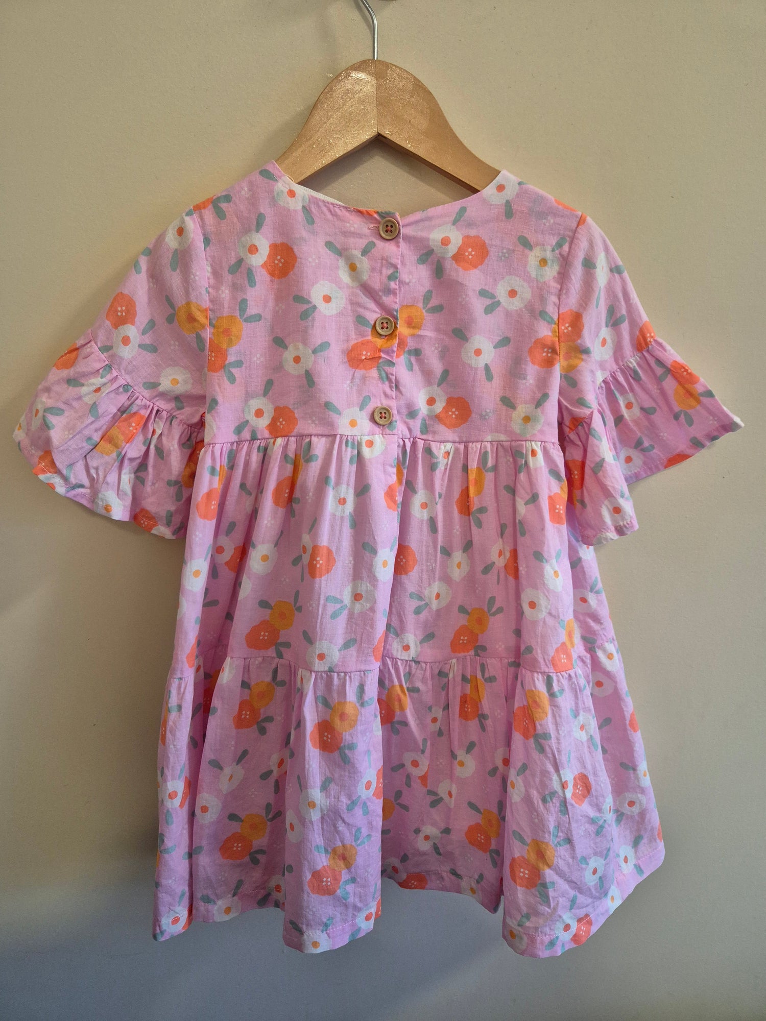 Jack & Milly Pink Floral Dress Size 2