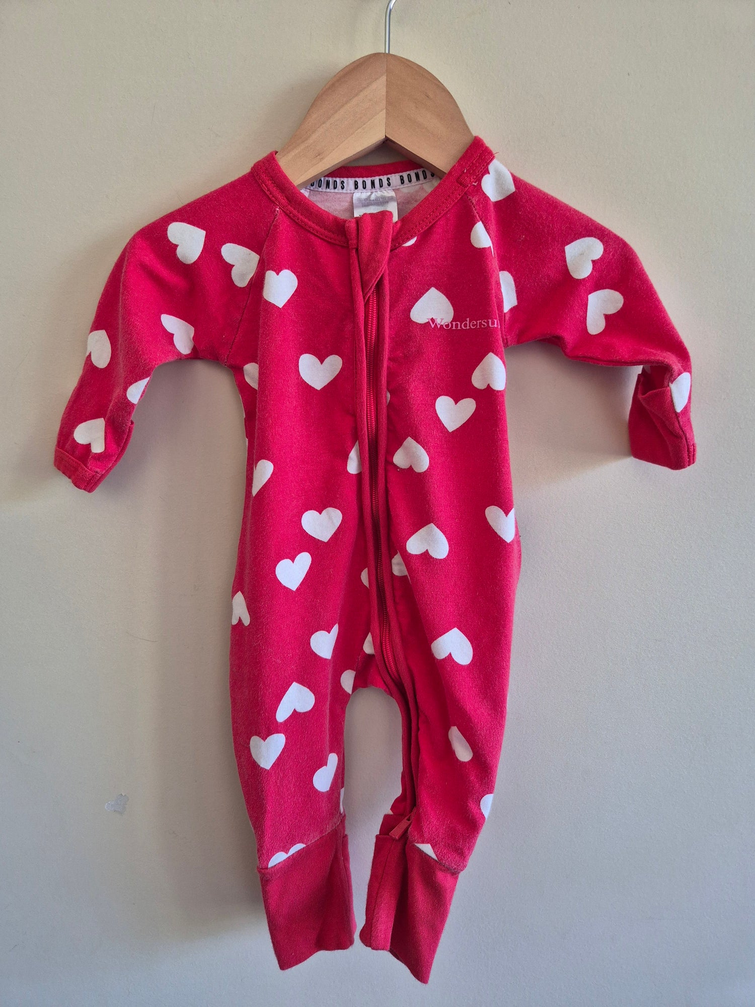 Bonds Love Heart Wondersuit Size 0000
