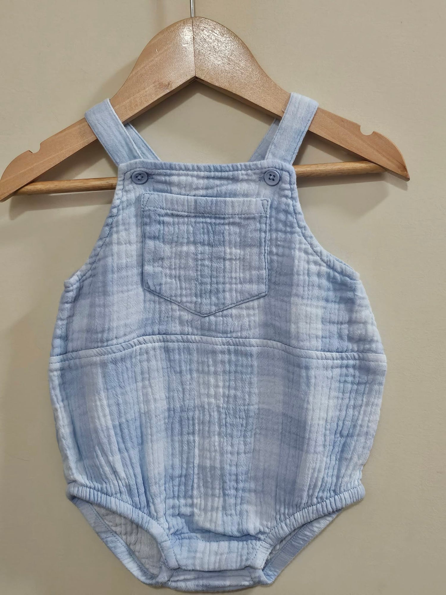 Seed Heritage Gingham Bubble Romper Size 000