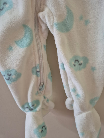 Pekkle Fleeced Cloud Onesie ☁️ - 9months