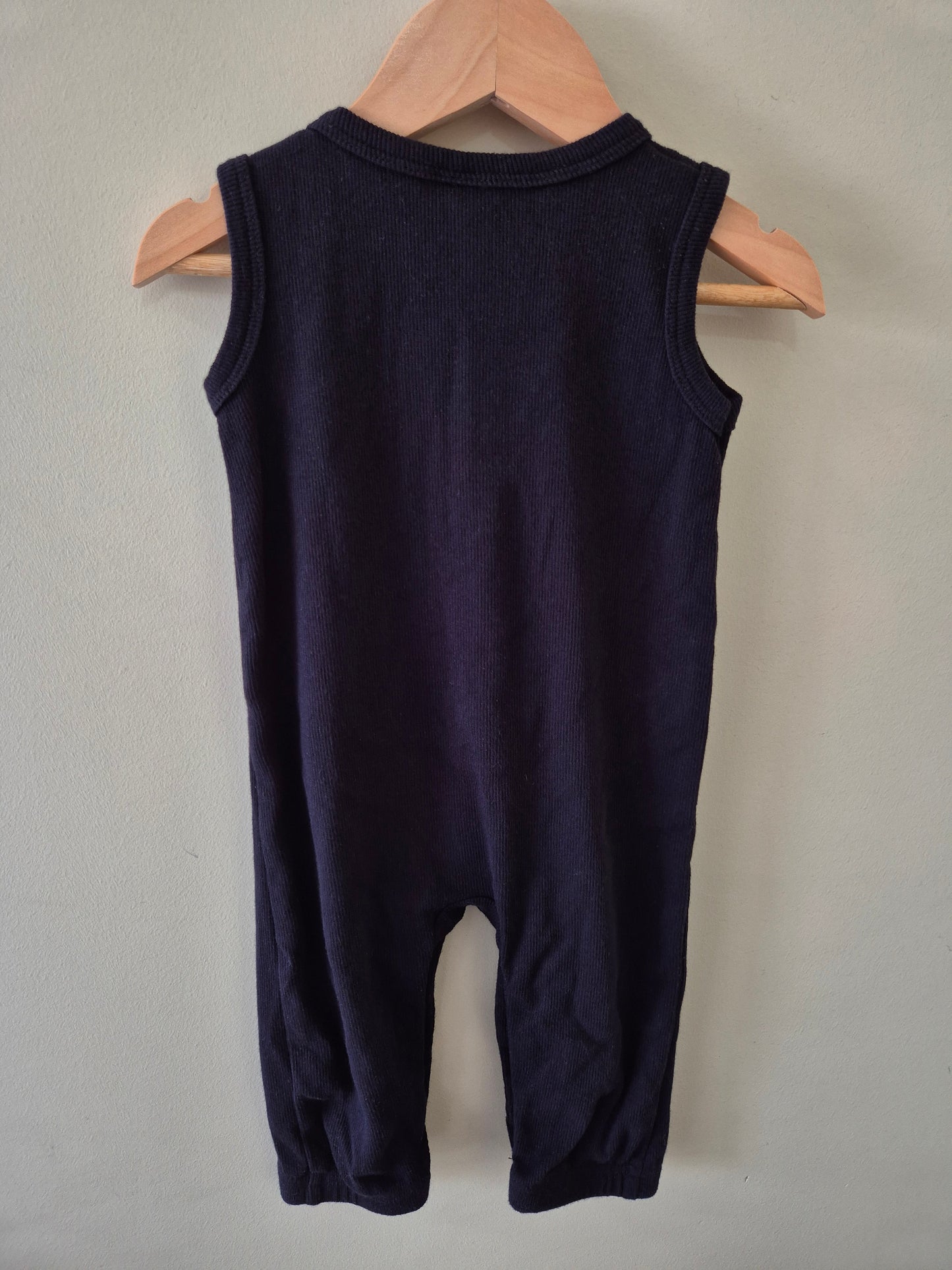 Baby Berry Ribbed Sleeveless Romper Size 1