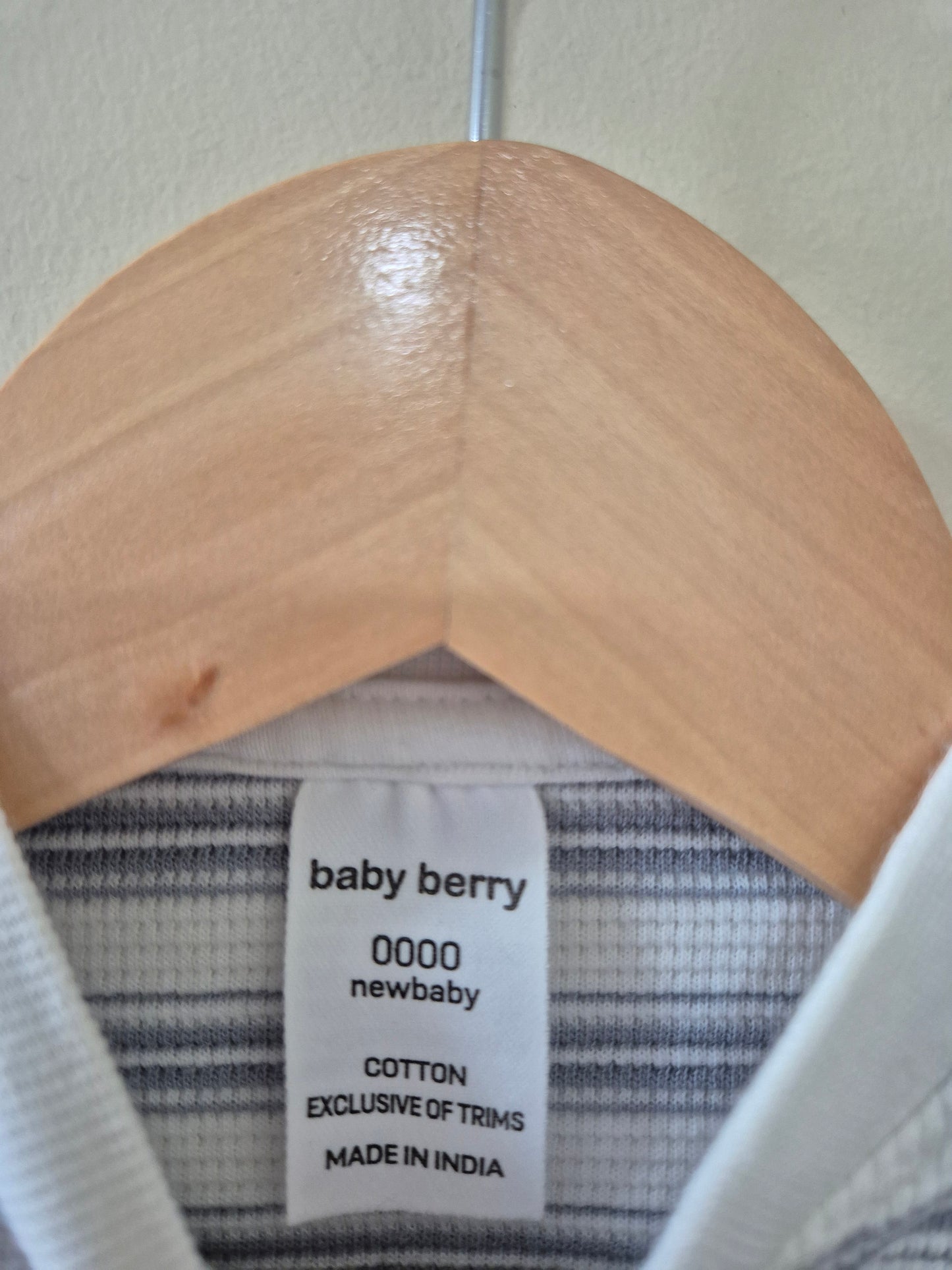 Newborn Blue and White Outfit