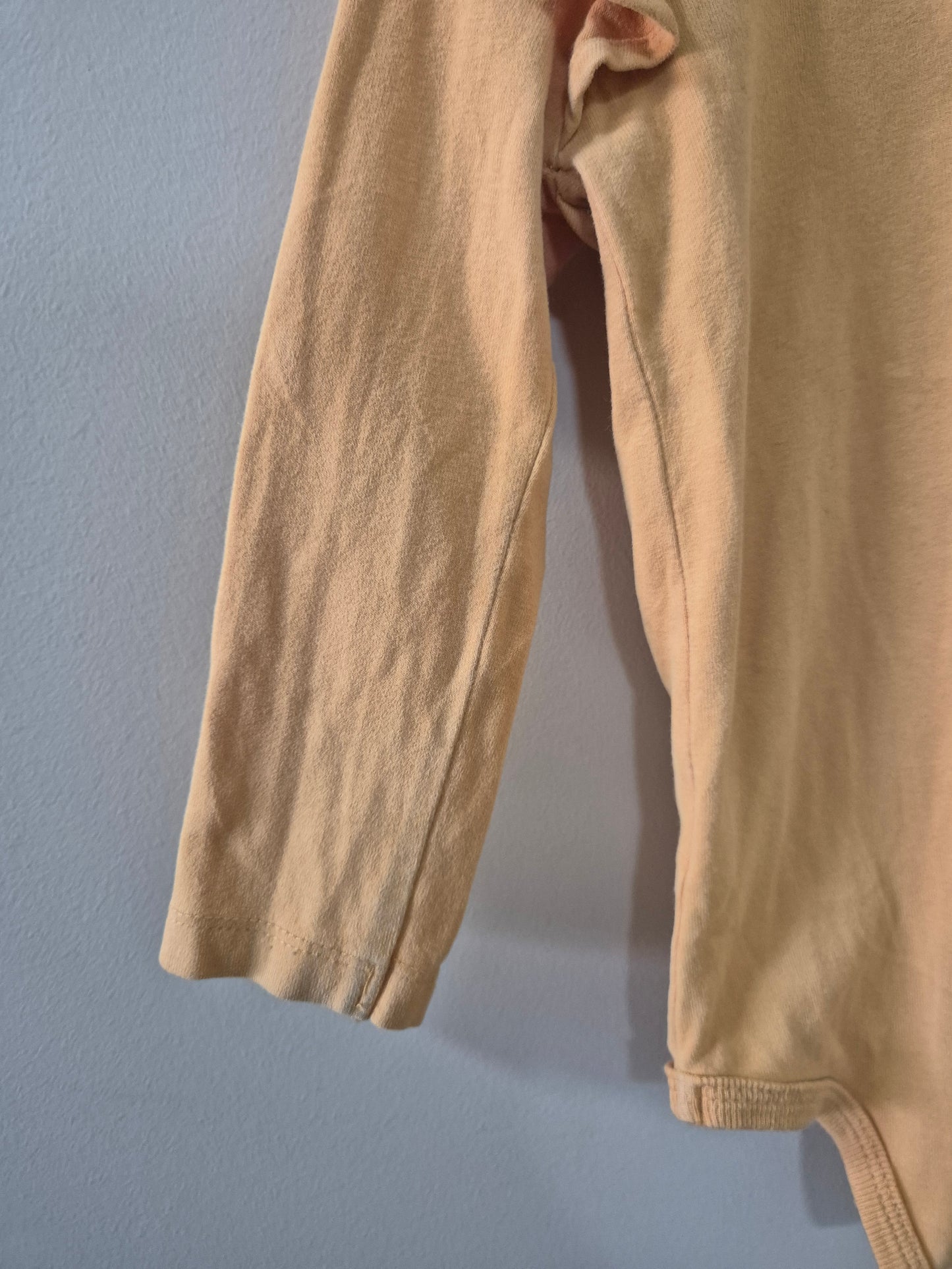 Cotton On Soft Mustard Frill Bodysuit Size 1