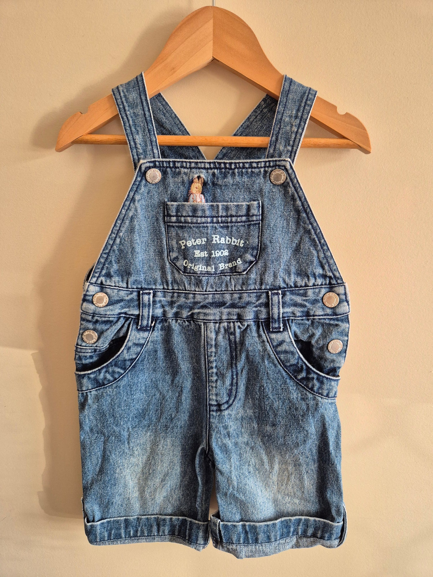 Vintage Peter Rabbit Overalls Size 0