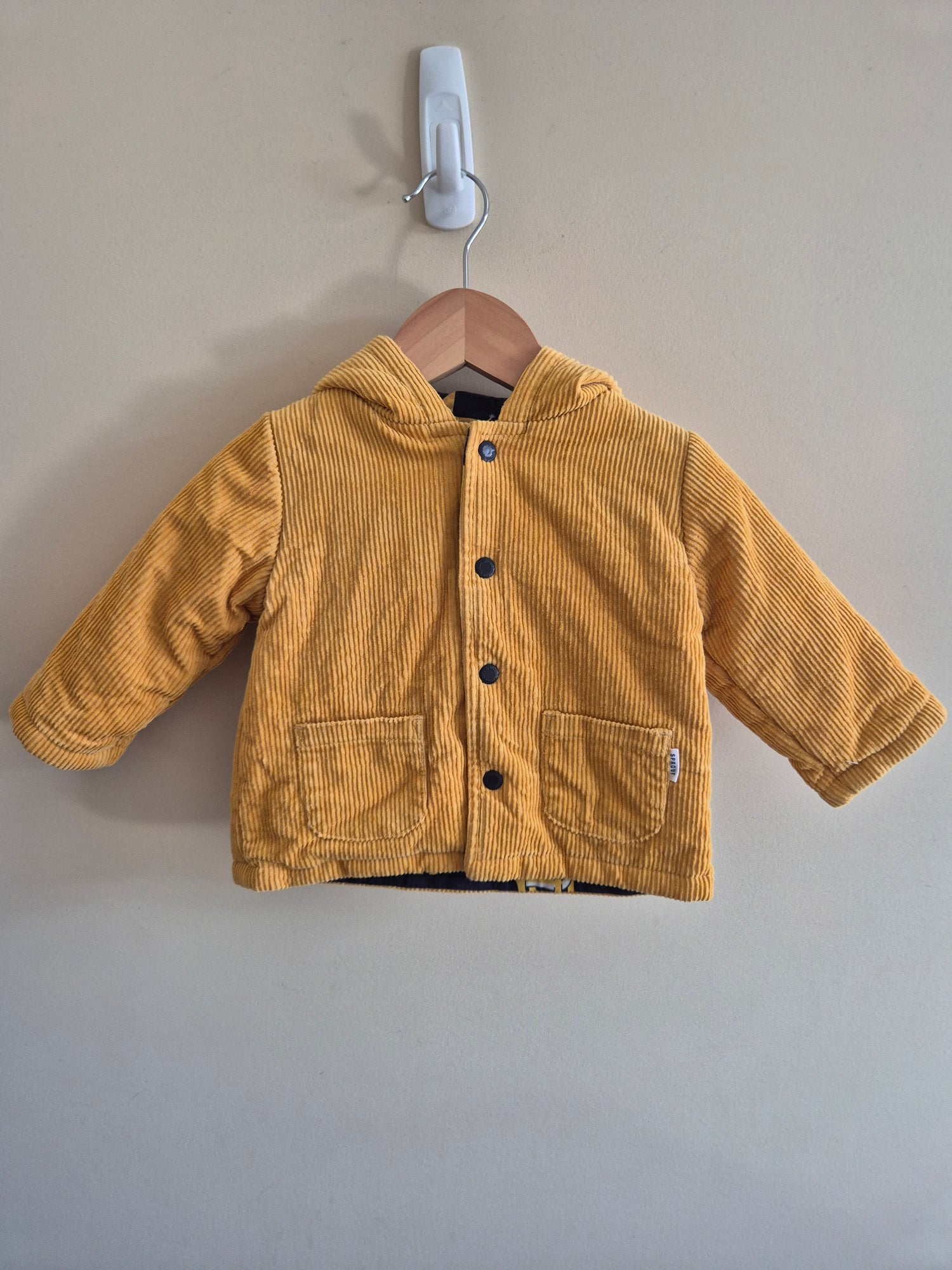 Sprout Yellow Corduroy Jacket Size 00