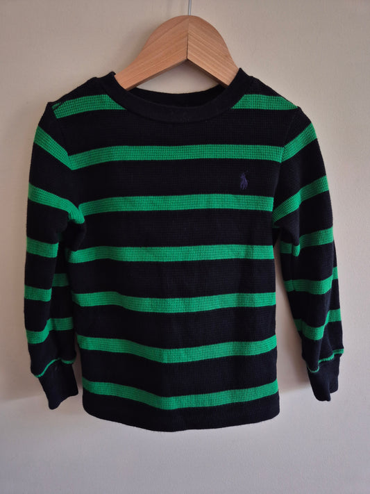 Ralph Lauren Striped Long Sleeve Shirt Size 3