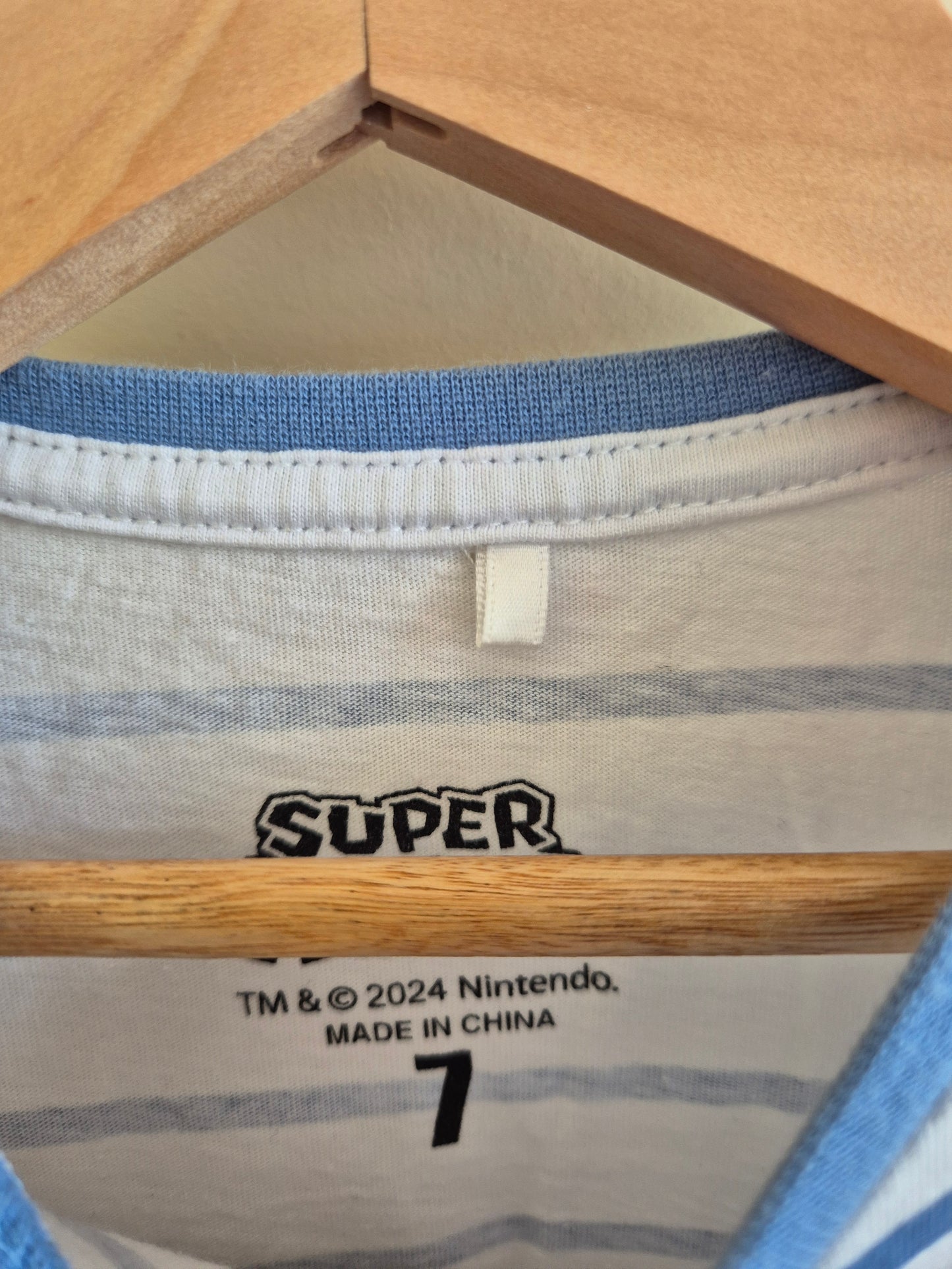 Super Mario Long Sleeve Size 7