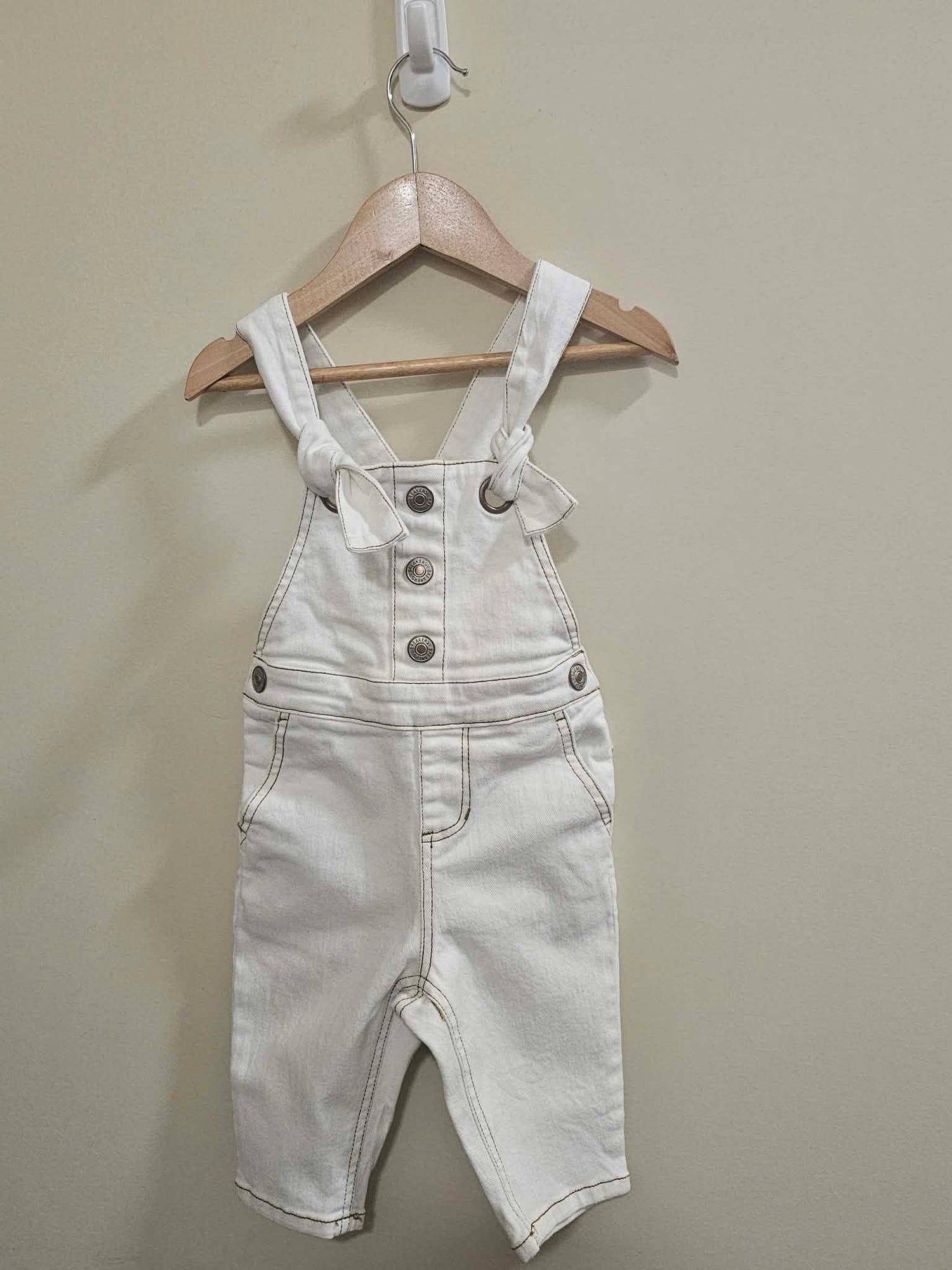Breakers White Overalls Size 0