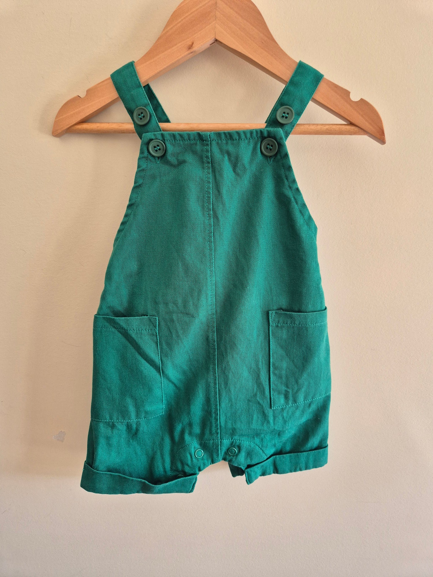 Baby Berry Green Overalls Size 00