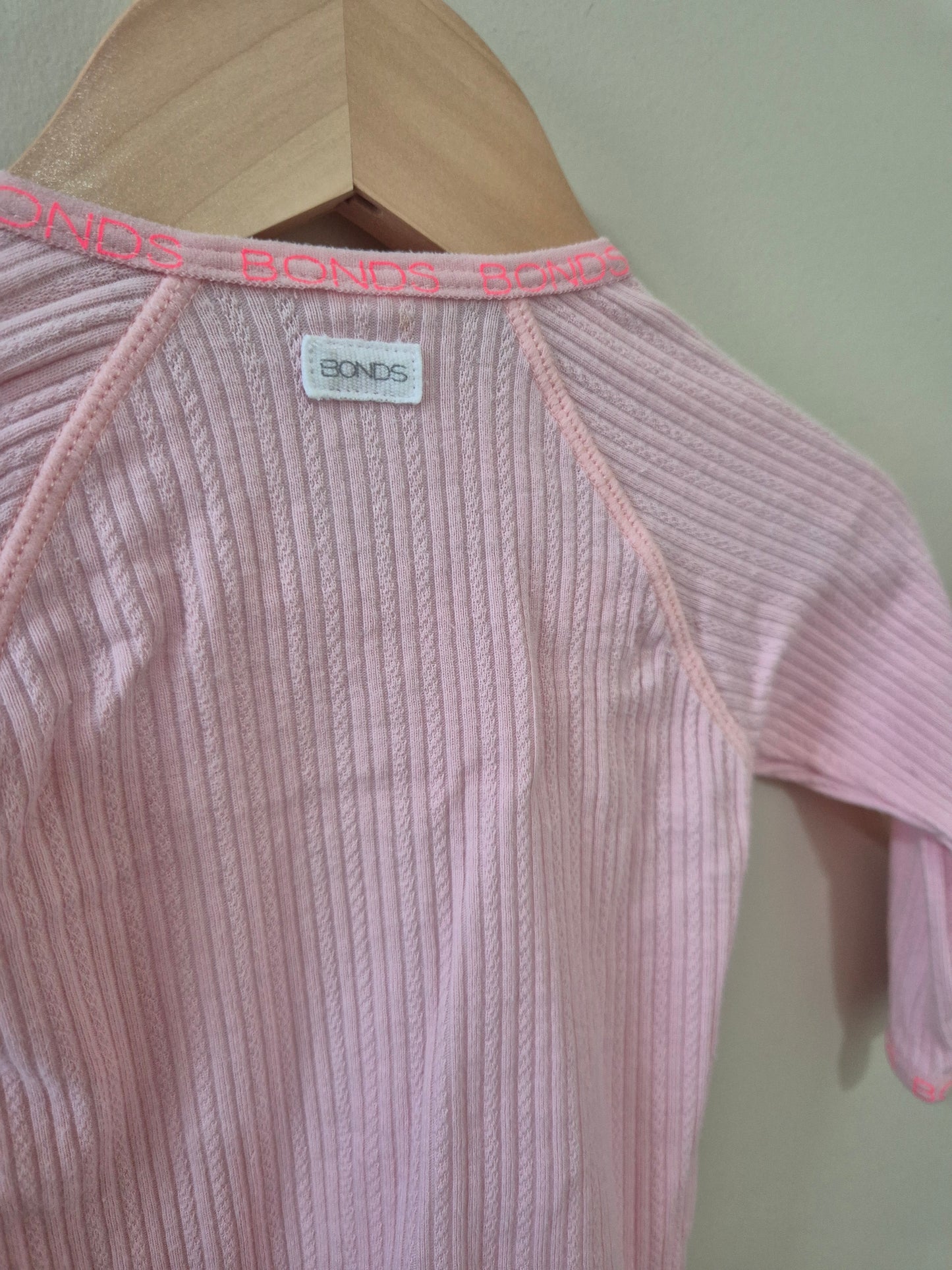 Pink BONDS Cozysuit - Size 000