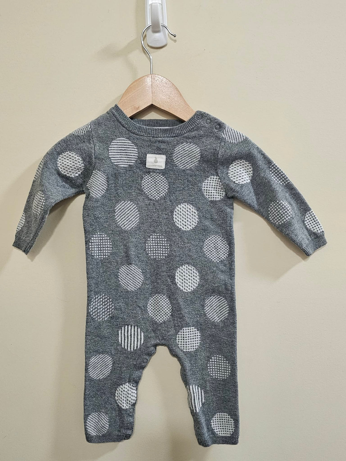 Country Road Poka Dot Onesie Size 00