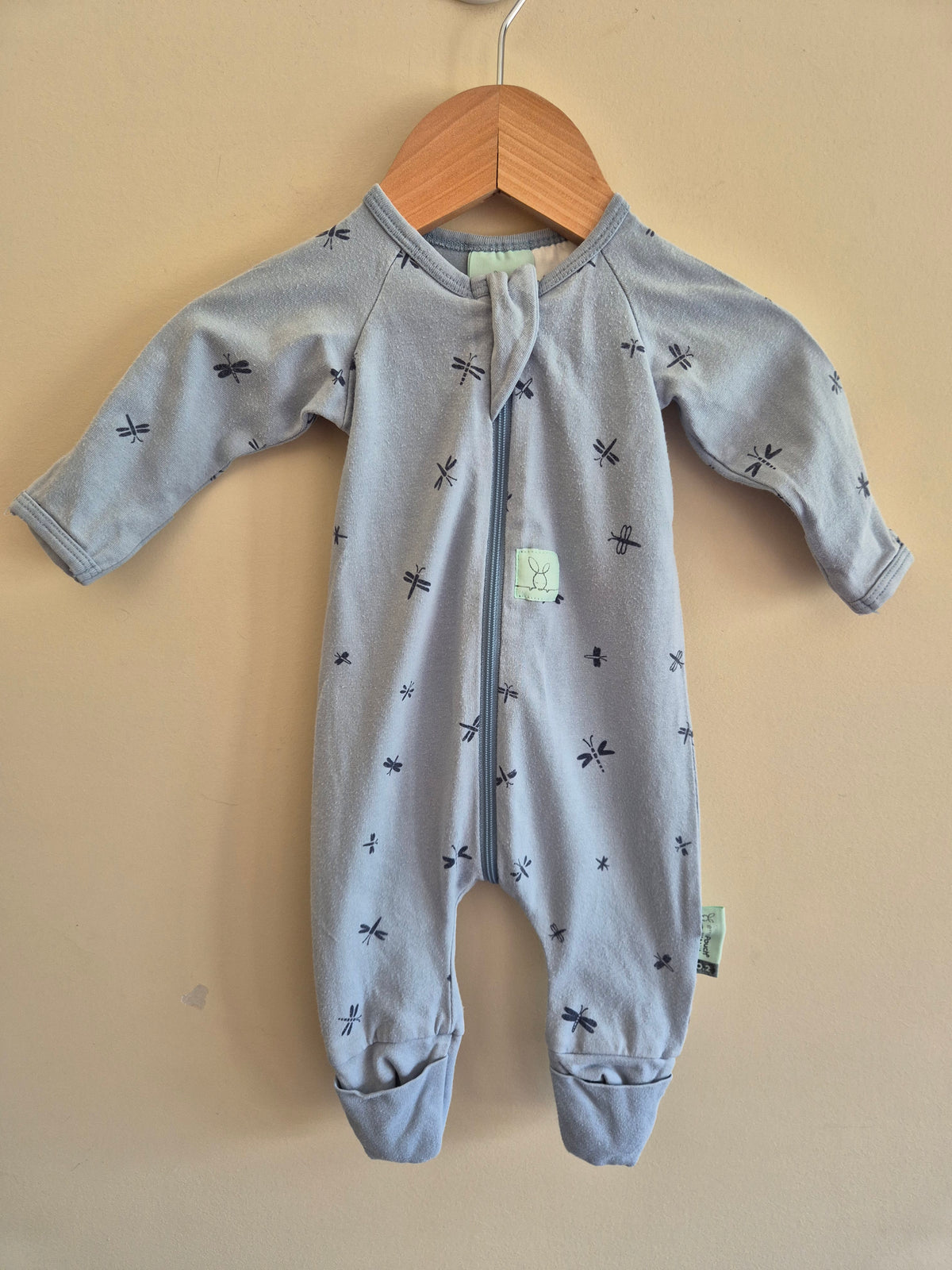 Ergo Pouch Dragonflies Zip Onesie Tog 0.2 Size 0000