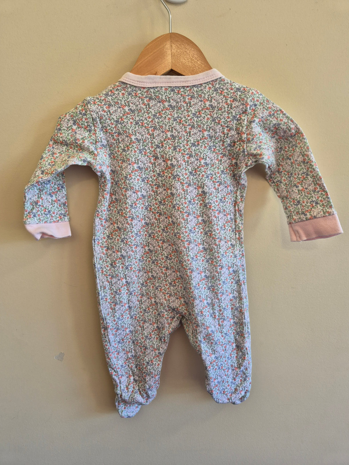 Rock-a-Bye-Baby-Boutique Floral Onesie Size 000